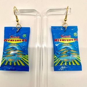 Mini Brands Earrings - Swizzles Earrings - Lemon Candy Accessories - Halloween